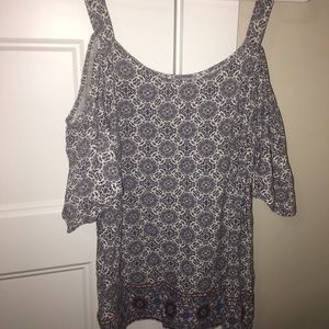 Cold shoulder top